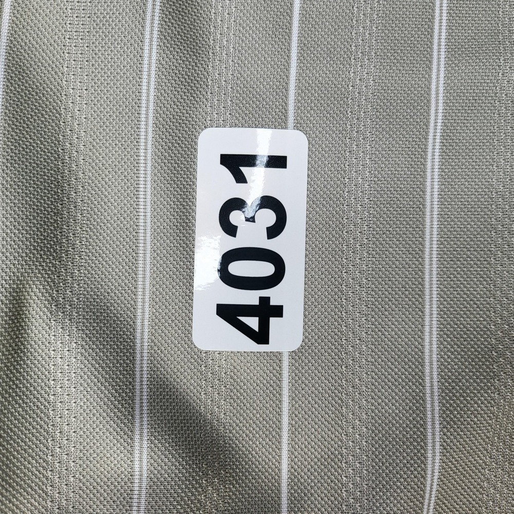 Nike Golf Polo Shirt Mens XL Gray Dri-FIT Striped Golf Short Sleeve Performance - Picture 6 of 6